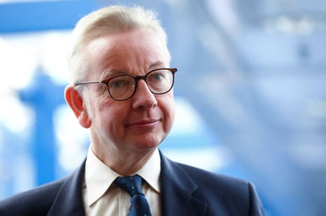 Michael Gove at the Tory Conference this morning.
