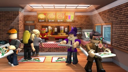 Work at a Pizza Place by Dued1 – teams of players fill orders and earn credits to buy home furnishings.