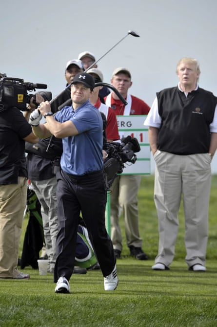 Mark Wahlberg: ‘I played golf with Donald Trump. He was very
