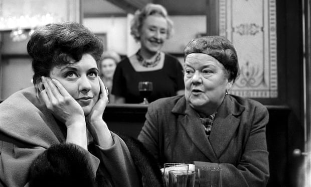 Elsie Tanner (Pat Phoenix) and Ena Sharples (Violet Carson) in a 1961 episode of Coronation Street.