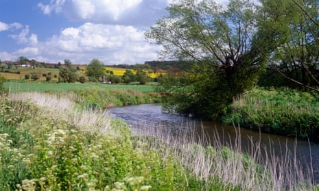 An endless source of inspiration … the River Stour in Wormingford, near Blythe’s home.