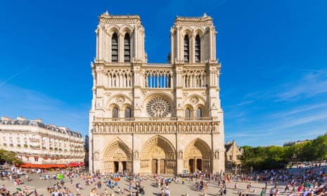 ‘It’s time someone straightened out the narrative’ … Notre-Dame cathedral in Paris, which is explored in Stealing from the Saracens.