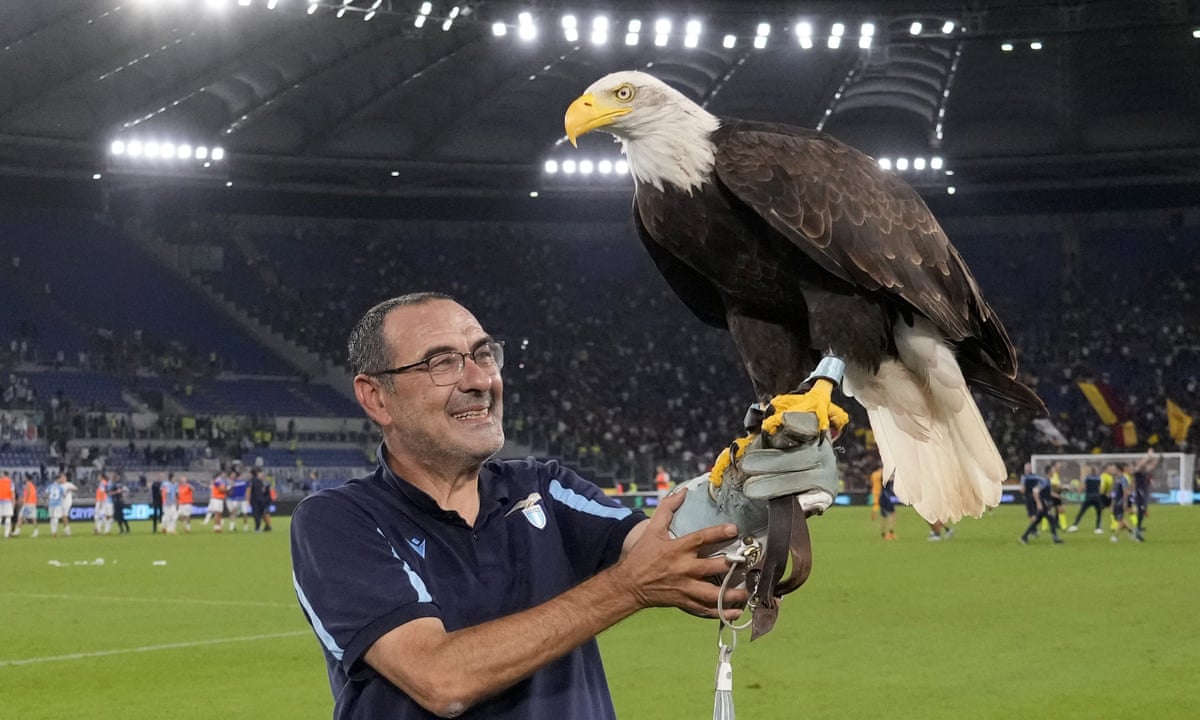 The Sarri era finally takes flight as Lazio seize moment for derby delight | Serie A | The Guardian