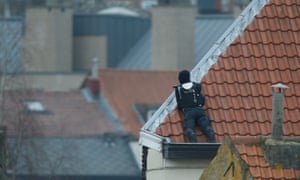 Police sniper Brussels terror raid
