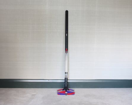Dyson PencilVac Fluffycones stood upright against a wall