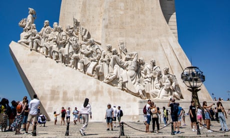 The Padrão dos Descobrimentos overlooking the Tagus River in Lisbon