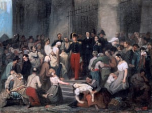 The Duke of Orleans visits the sick at LâHotel-Dieu during Franceâs cholera epidemic in 1832