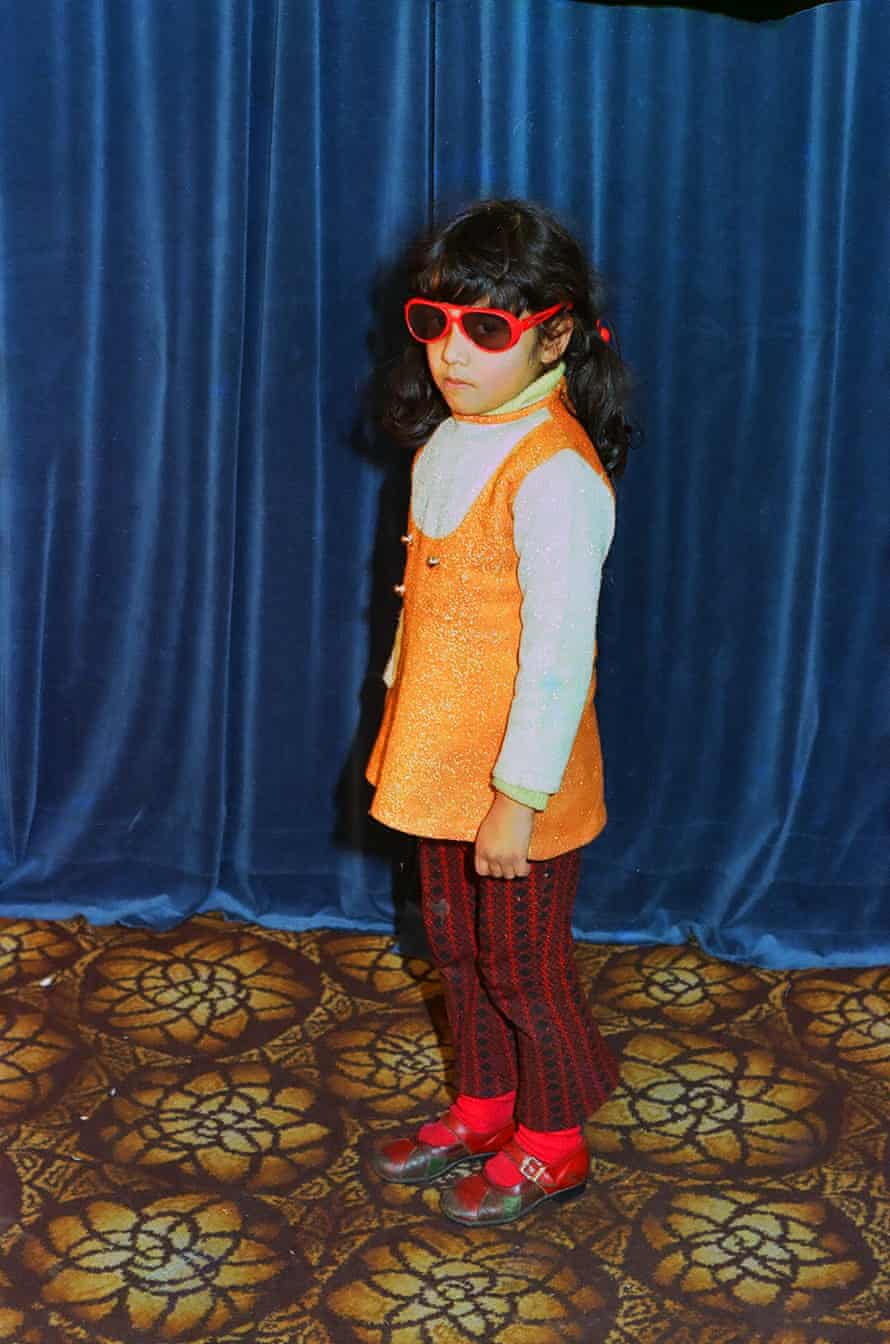 Young girl wearing sunglasses