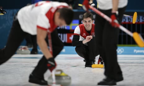 Switzerland’s skip Peter de Cruz and team-mates need to pull something out the bag to get back into the game.
