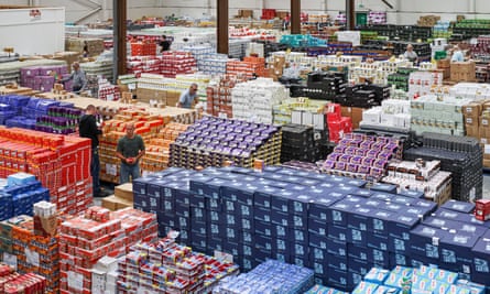 Rogers Wholesale Foods depot in Bilston, Wolverhampton which sells food and drinks past the best before date at discount prices
