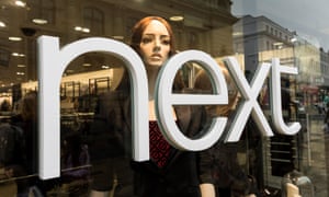 Next’s profits fell last year for first time in eight years.