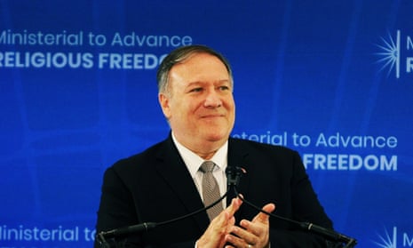 Mike Pompeo accused China of the ‘stain of the century’ in its treatmentof Uighur Muslims.