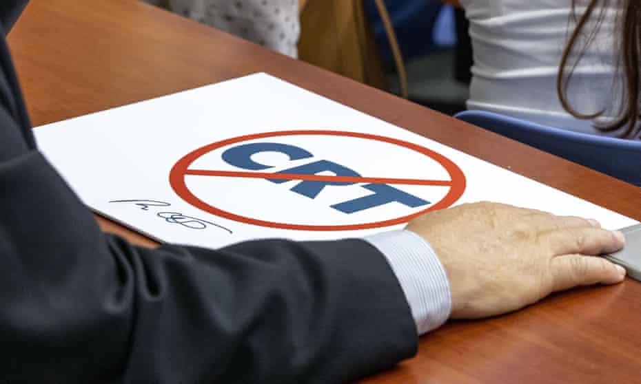 Florida Gov. Ron DeSantis publicly signs HB7, "individual freedom," also dubbed the "stop woke" bill during a news conference at Mater Academy Charter Middle/High School in Hialeah Gardens, Fla., on Friday, April 22, 2022. (Daniel A. Varela/Miami Herald via AP)