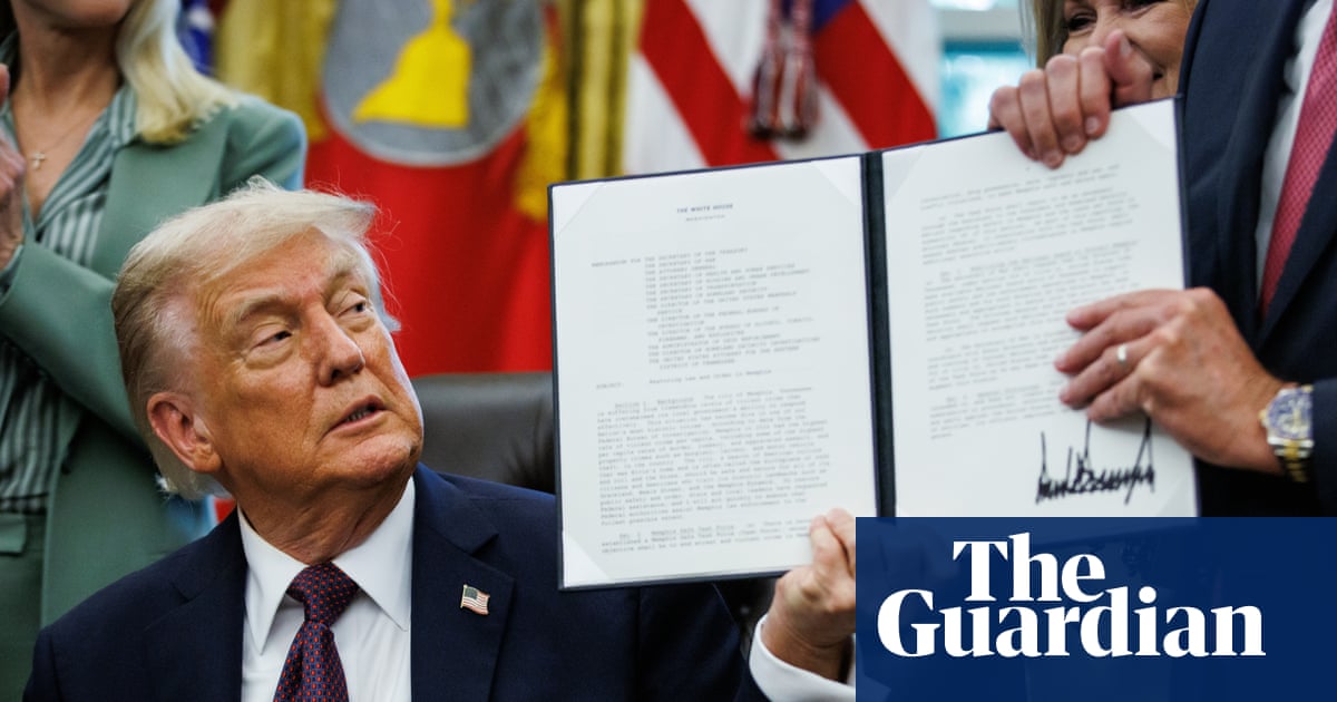 Trump deploys national guard to Memphis as he eyes Chicago next – video