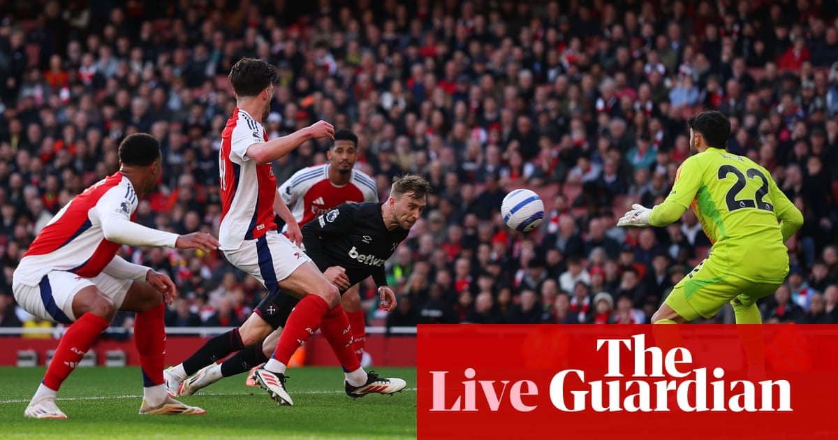 Arsenal 0-1 West Ham, Ipswich 1-4 Tottenham and more: clockwatch – as it happened