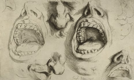 Jusepe de Ribera’s Studies of the Nose and Mouth, a detailed study of a mouth screaming in pain, circa 1622.