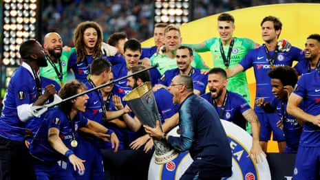 Winning the Europa League shows I deserve to be Chelsea manager, says Maurizio Sarri – video