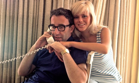 BRITT EKLAND with husband Peter Sellers in 1965