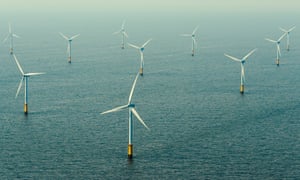 A windfarm near IJmuiden in the Netherlands