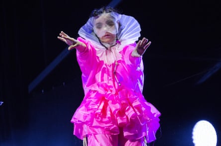Barely of this world? Björk in Japan in 2017.