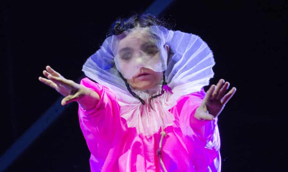 ‘Future-facing’ … Björk at the Fuji Rock festival last month.