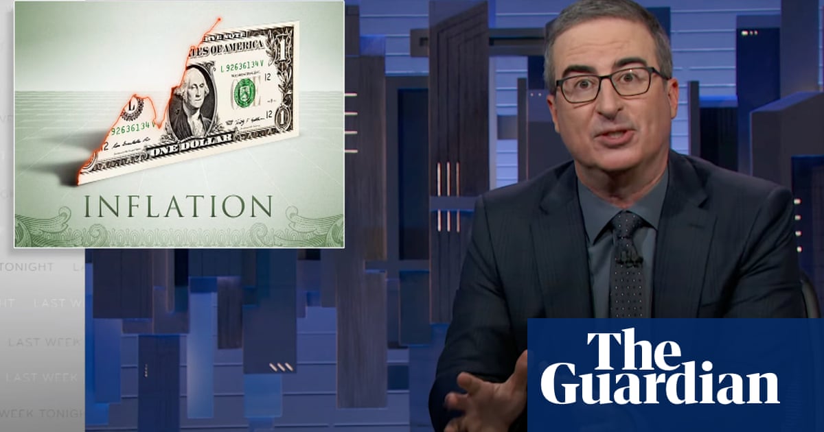 John Oliver on the causes of the US inflation crisis: ‘An unprecedented perfect storm’