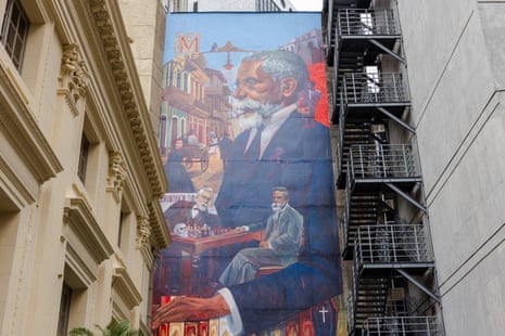 A mural of Machado de Assis