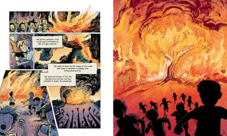 ‘Brilliant and thrilling’: Aimée de Jongh’s graphic novel adaptation of Lord of the Flies. 