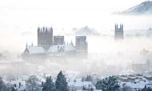 Wells Cathedral with St Cuthbert’s church