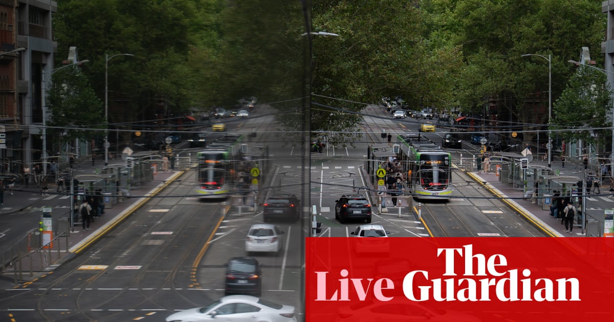 Australia news live: man charged after allegedly stabbing woman with scissors in Melbourne