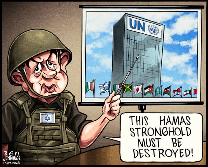 Ben Jennings on the latest UN report on Gaza – cartoon
