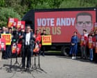 Burnham starts byelection campaign with thinly veiled pitch for No 10