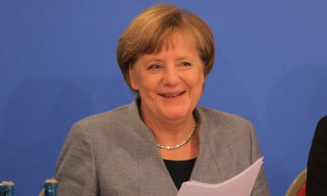 Don’t write her off just yet: Angela Merkel at the CDU conference last week