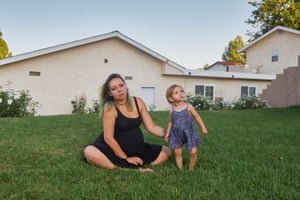 Brittny Daskey and her family are staying at her partner’s parents home in Santa Clarita while figuring out their situation.