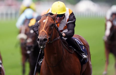 Nola Soul, ridden by Seamie Heffernan, on his way to winning the Chesham Stakes.