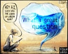 Ella Baron on AI and the drought – cartoon Ella Baron on AI and the drought – cartoon