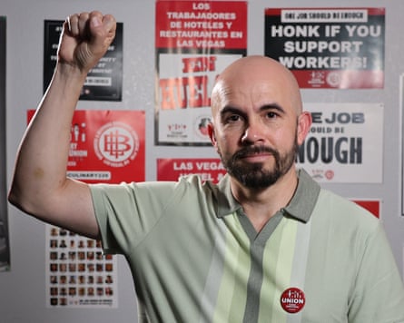 Nery Martinez, bartender at Caesar’s Palace and Culinary Union member for 10 years.