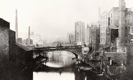 River Irwell in Manchester, 1859
