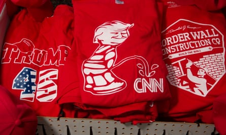 The shirt with Trump peeing on the CNN lgo.