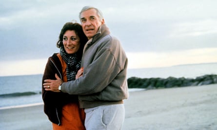 Martin Landau and Anjelica Huston in Crimes and Misdemeanors, 1989, directed by Woody Allen.
