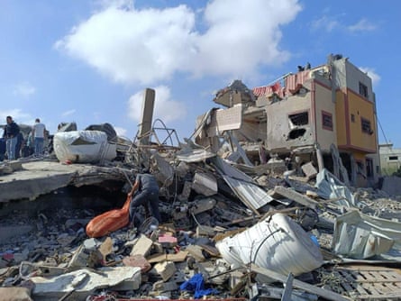 An Israeli airstrike reduced Farid and Qoosay’s house to a pile of rubble, killing them and multiple members of their family.