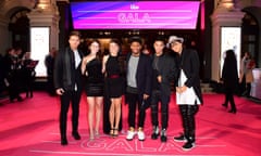 The X Factor contestants at ITV’s Palladium gala.