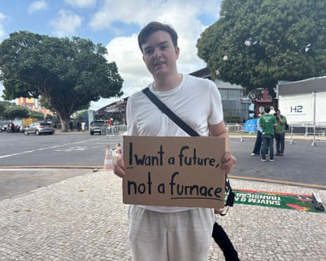 Luca Ernemann a German youth climate protesters