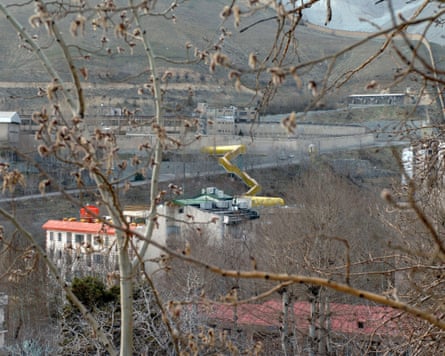 A distant view of Evin prison