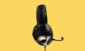 Level Up gaming headphones in silver