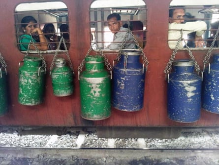 A train in India.