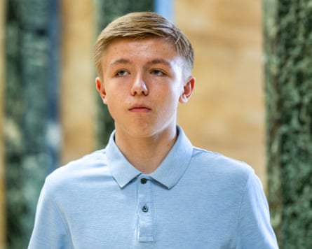 ‘‘Phenomenal’ … Austin Haynes as Anna’s soon.
