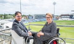 Harry Chathli with Baroness Tanni Grey Thompson