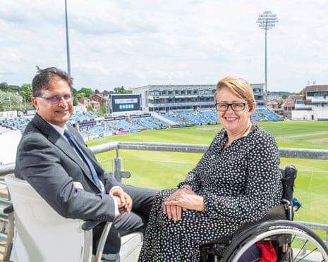 Harry Chathli with Baroness Tanni Grey Thompson