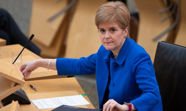 Scotland’s first minister, Nicola Sturgeon, tweeted in response that independence was ‘the only way to protect &amp; strengthen’ the Scottish parliament.